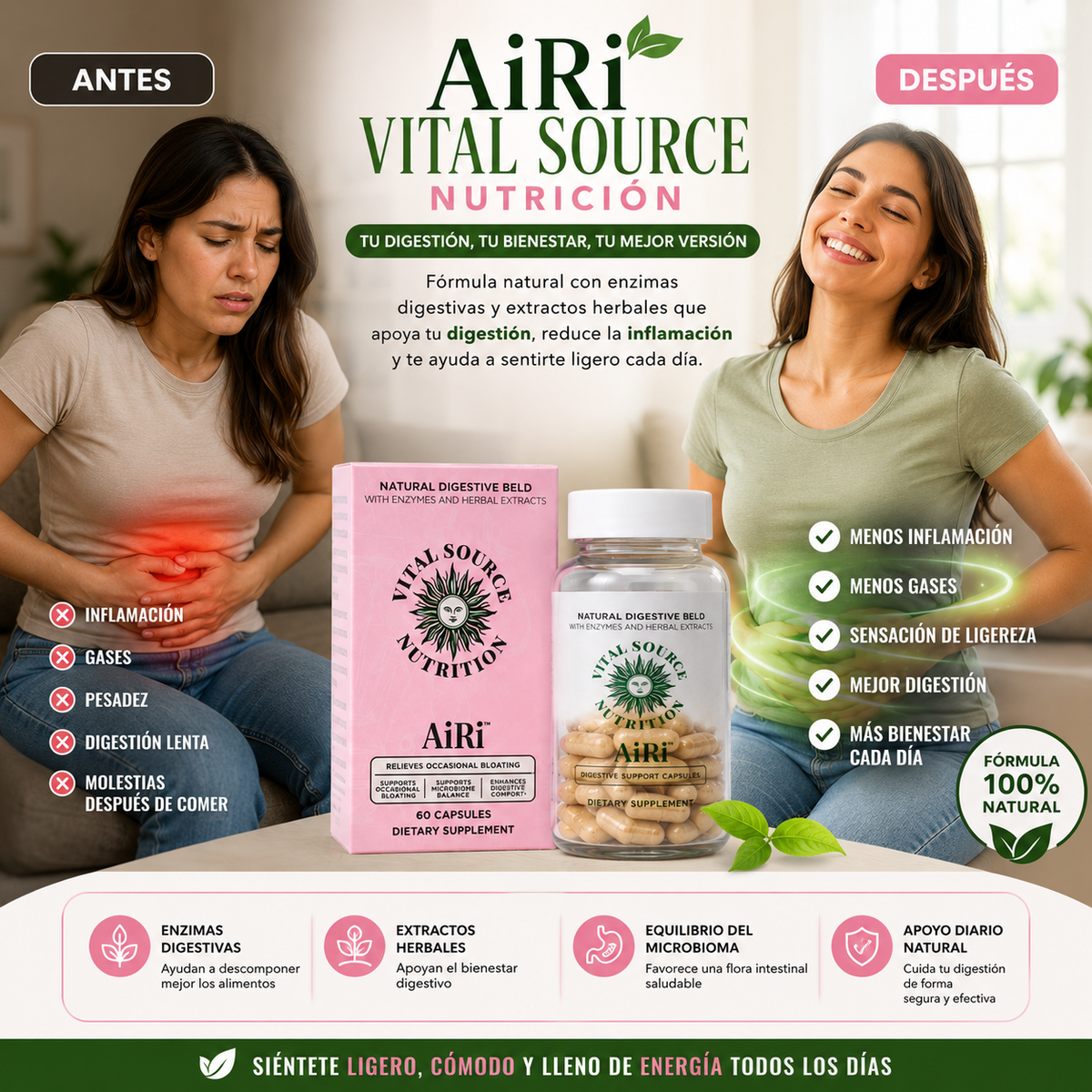 AiRi Vital Source Digestión y Nutrición