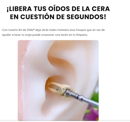 Kit Limpiador de Oídos OFERTA 2x1  HOY⭐