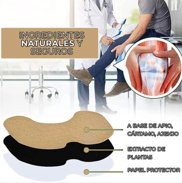 Parches Terapeuticos para el Alivio de Rodillas y Articulaciones