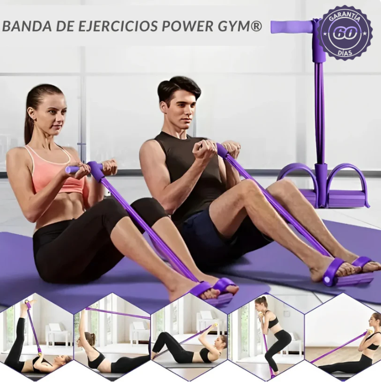!PULL REDUCER! Banda de Ejercicios con Pedal (Mejora tu Cuerpo desde Casa)