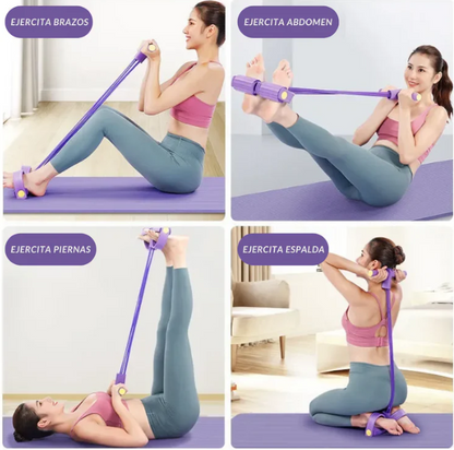 !PULL REDUCER! Banda de Ejercicios con Pedal (Mejora tu Cuerpo desde Casa)