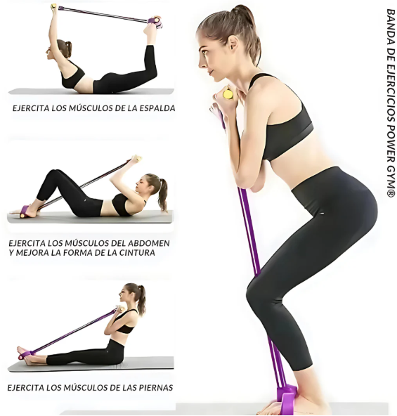 !PULL REDUCER! Banda de Ejercicios con Pedal (Mejora tu Cuerpo desde Casa)