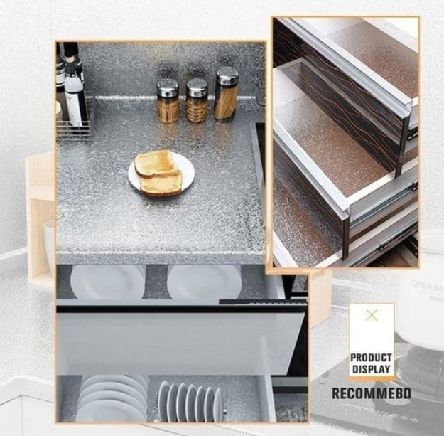 Rollo de Aluminio Adhesivo para Cocina (AntiGrasa)