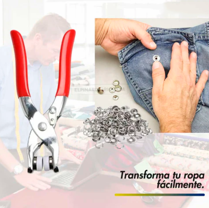 Remachadora para Ropa ClicBotón Pro