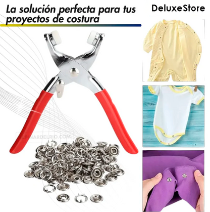 Remachadora para Ropa ClicBotón Pro