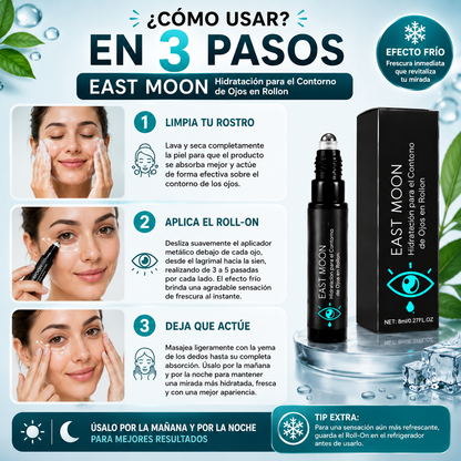 EAST MOON Anti Ojeras - Hidratación y Restauración del Contorno de Ojos