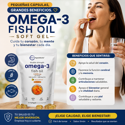 Omega-3 Fish Oil Soft Gel