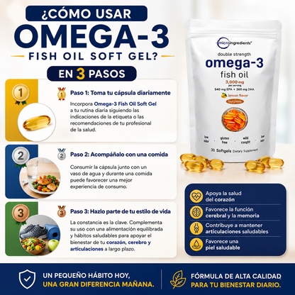 Omega-3 Fish Oil Soft Gel