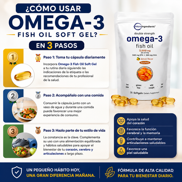 Omega 3 Triple Fuerza 3000mg
