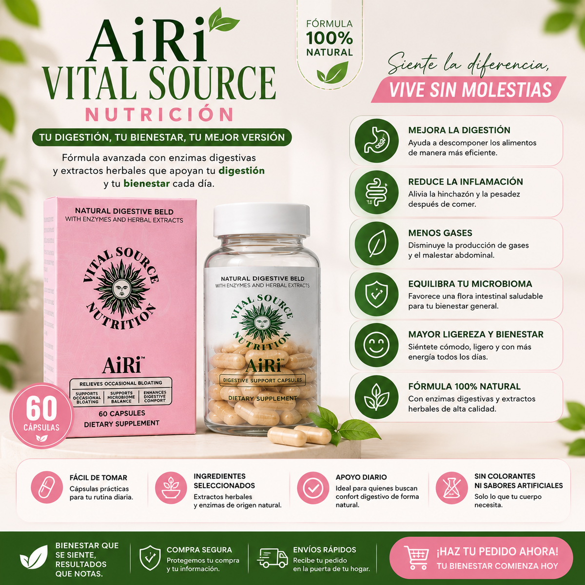 AiRi Vital Source Digestión y Nutrición