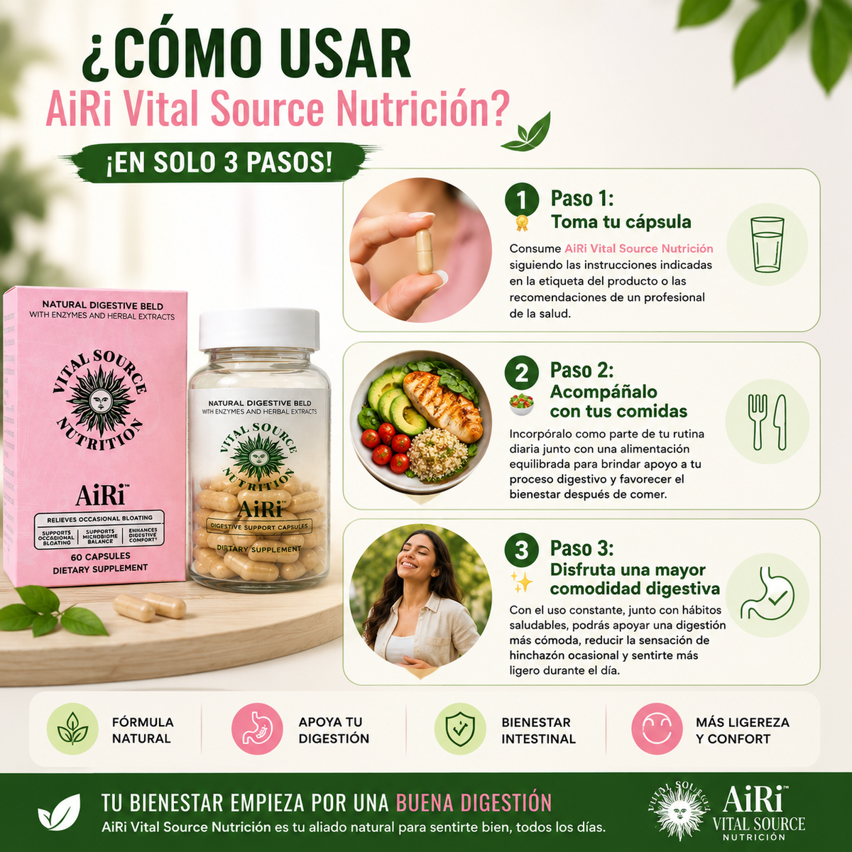 AiRi Vital Source Digestión y Nutrición