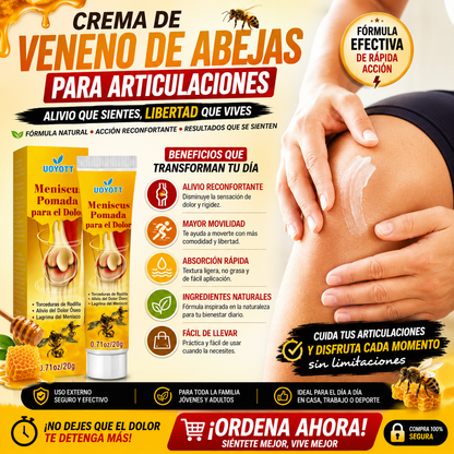 OFERTA 2X1 Crema de Veneno de Abejas para Articulaciones