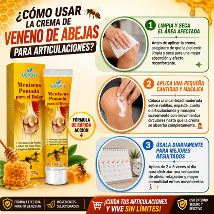 OFERTA 2X1 Crema de Veneno de Abejas para Articulaciones