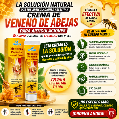 OFERTA 2X1 Crema de Veneno de Abejas para Articulaciones