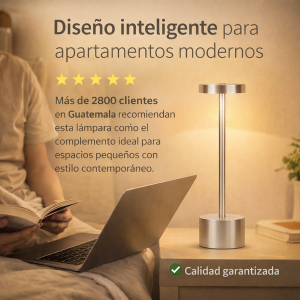 Lámpara Portátil Minimalista para Espacios