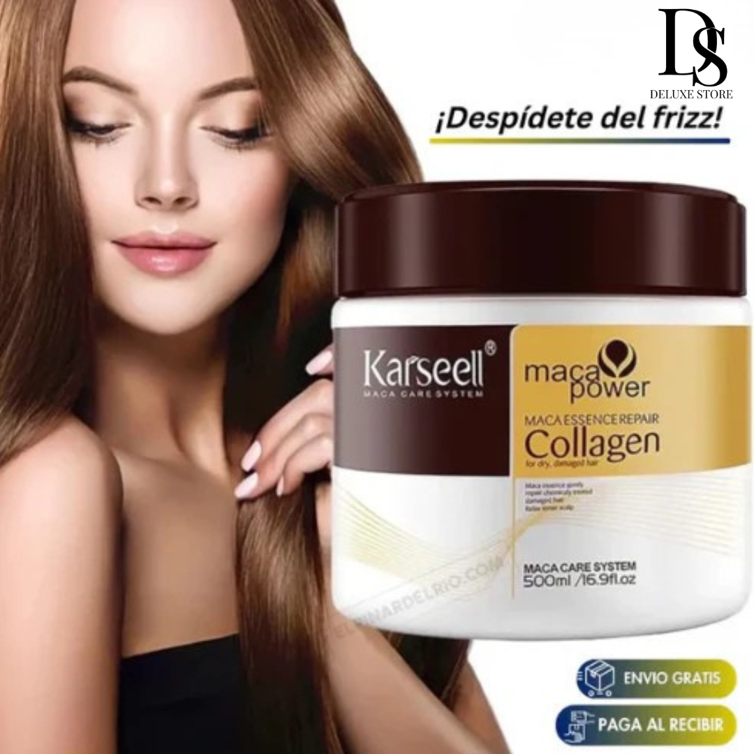 Karseell Liso Nutri-Plus: Mascarilla de Colágeno, Nuez y Aguacate