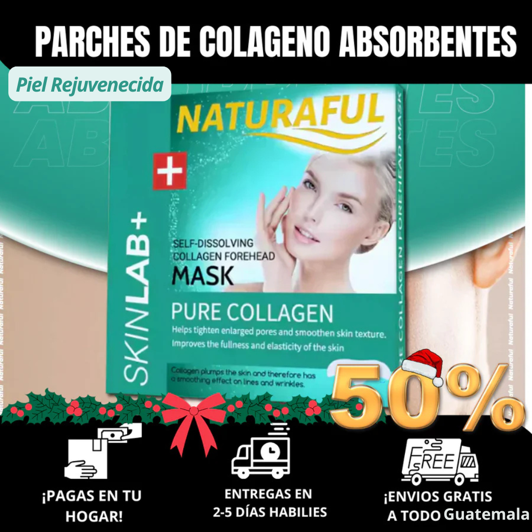 Parches de Mascarilla Soluble de Colágeno Hidrolizado (6 aplicaciones)
