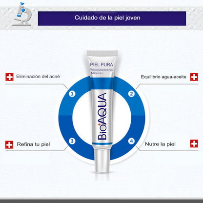 (2x1) Crema Anti Acné "Bioaqua" Lleva 2 Cremas